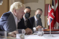 Prime Minister Boris Johnson attends the G7 in Germany