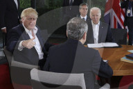 Prime Minister Boris Johnson attends the G7 in Germany