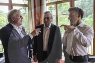 Prime Minister Boris Johnson attends the G7 in Germany