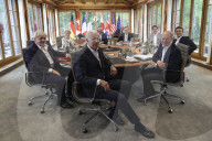 Prime Minister Boris Johnson attends the G7 in Germany