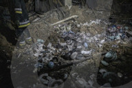 Aftermath of shopping centre attack in Ukraine - in pictures