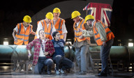 Dress rehearsal of Migrations by the Welsh National Opera at the Wales Millennium Centre, Cardiff, Wales