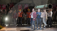 Dress rehearsal of Migrations by the Welsh National Opera at the Wales Millennium Centre, Cardiff, Wales