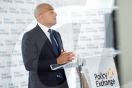 Health Secretary Sajid Javid speaks at Policy Exchange