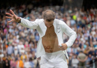 TENNIS - Wimbledon: Rafael Nadal jubelt nach seinem Sieg in der zweiten Runde