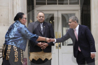 COP President Alok Sharma meets Tonga's Siaosi Sovaleni