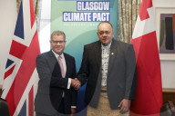 COP President Alok Sharma meets Tonga's Siaosi Sovaleni