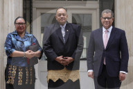 COP President Alok Sharma meets Tonga's Siaosi Sovaleni