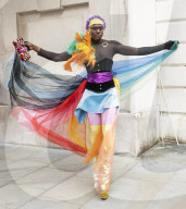 Pride in London parade, Park Lane to Trafalgar Square, London.