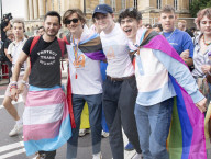 Pride in London parade, Park Lane to Trafalgar Square, London.