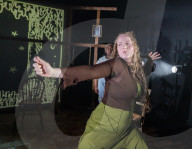 Bea Webster in Everyday by Deafinitely Theatre at the New Diorama Theatre.