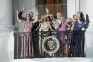 NEWS - USA: Die Familie Biden beobachtet das Feuerwerk zum Unabhängigkeitstag in Washington