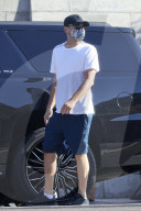 Leonardo DiCaprio is spotted leaving a 4th of July party in Malibu.