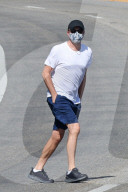 Leonardo DiCaprio is spotted leaving a 4th of July party in Malibu.