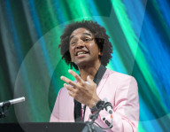 Joseph Coelho announced as Waterstones Children’s Laureate 2022-2024 at The Unicorn Theatre, London.