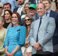 ROYALS - Prinz William und Catherine in der Royal Box am Viertelfinal Djokovic-Sinner in Wimbledon