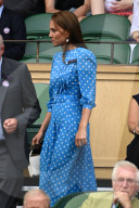 ROYALS - Prinz William und Catherine in der Royal Box am Viertelfinal Djokovic-Sinner in Wimbledon
