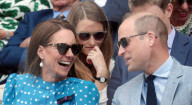 ROYALS - Prinz William und Catherine in der Royal Box am Viertelfinal Djokovic-Sinner in Wimbledon