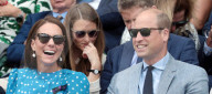 ROYALS - Prinz William und Catherine in der Royal Box am Viertelfinal Djokovic-Sinner in Wimbledon