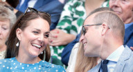 ROYALS - Prinz William und Catherine in der Royal Box am Viertelfinal Djokovic-Sinner in Wimbledon