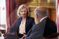 Foreign Secretary Liz Truss meets Sameh Shoukry