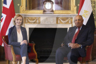 Foreign Secretary Liz Truss meets Sameh Shoukry