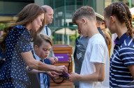 The Duke and Duchess of Cambridge and Prince George attend Wimbledon Men‚Äôs finals day