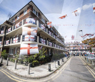 Mural of England forward Fran Kirby