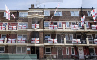 Mural of England forward Fran Kirby