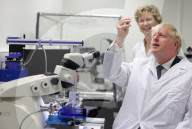Prime Minister Boris Johnson visits Francis Crick Institute