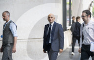 Guests arrive for Sunday Morning with Sophie Raworth at the BBC, Broadcasting House, London
