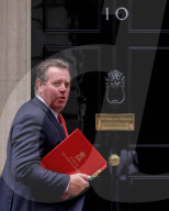 Ministers attend weekly cabinet meeting at No10 Downing Street.