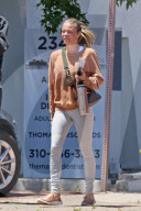 LeAnn Rimes is seen with her stepson Mason Cibrian, 19, running errands in Malibu. 