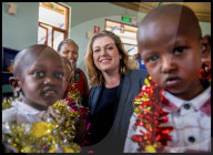 File Picture - Penny Mordaunt visits Africa