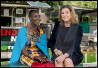 File Picture - Penny Mordaunt visits Africa