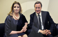 File Picture - Penelope Mordaunt with David Cameron