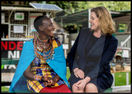 File Picture - Penny Mordaunt visits Africa