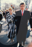 Exclusif: Donald et Ivana Trump assistent a l'investiture de George Bush
