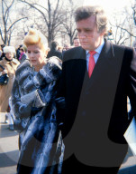 Exclusif: Donald et Ivana Trump assistent a l'investiture de George Bush