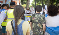 Russians Against War | Presentations of humanitarian initiatives outside the Russian Embassy in London