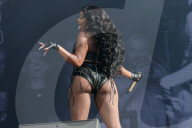 Megan Thee Stallion performing at Lollapalooza in Paris