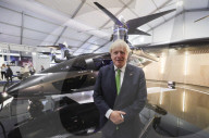 Boris Johnson visits Farnborough International Airshow