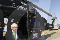 Boris Johnson visits Farnborough International Airshow