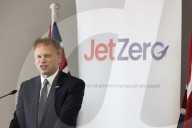 Grant Shapps SoS of Transport visits the Farnborough Airshow