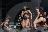 Megan Thee Stallion performing at Lollapalooza in Paris