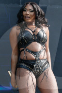 Megan Thee Stallion performing at Lollapalooza in Paris