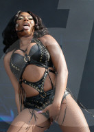 Megan Thee Stallion performing at Lollapalooza in Paris