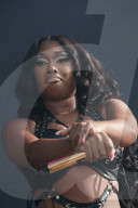 Megan Thee Stallion performing at Lollapalooza in Paris