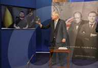 Boris Johnson presents-Sir Winston Churchill Leadership Award