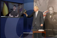 Boris Johnson presents-Sir Winston Churchill Leadership Award